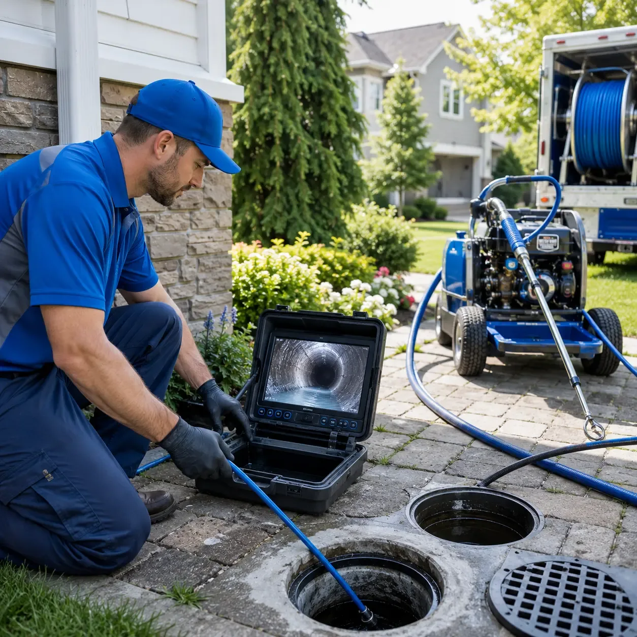 Outdoor drain cleaning professionals serving Vienna, ME